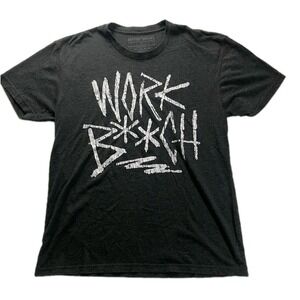 BRITNEY SPEARS Collection WORK B**CH Official Shirt Womens Large Concert Tour